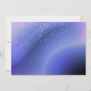 Lavender Stars Invitation