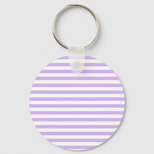 Lavender Striped Key Ring