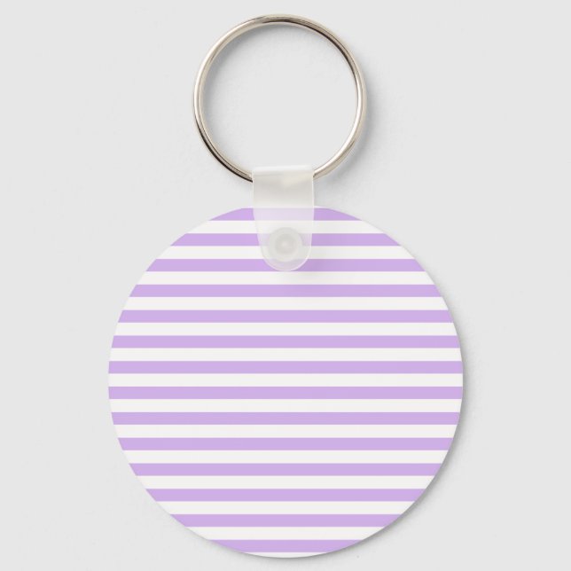 Lavender Striped Key Ring (Front)