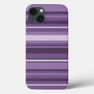 Lavender stripes Case-Mate iPhone case