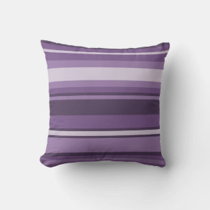 Lavender stripes cushion