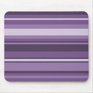 Lavender stripes mouse pad