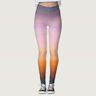 Lavender Sunset Colours Leggings