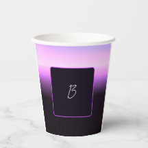 Lavender Sunset Paper cup