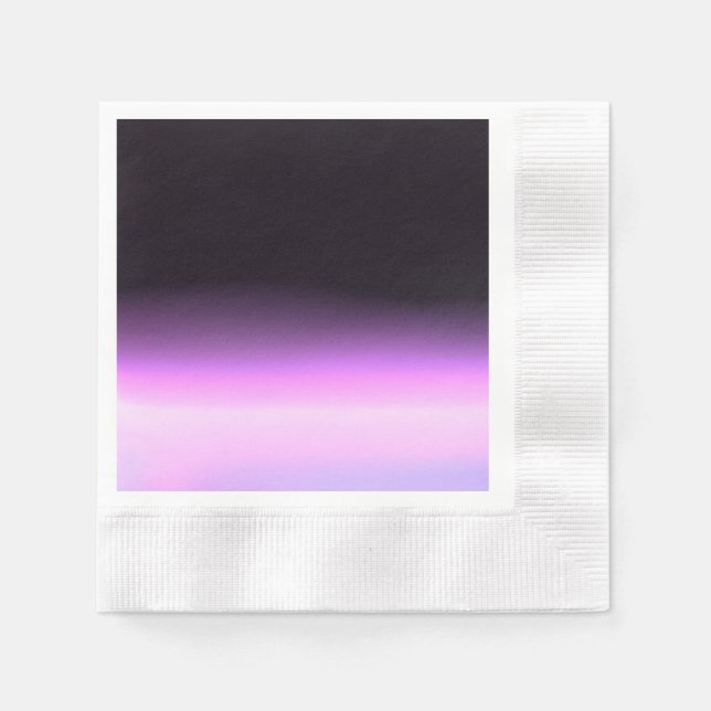 Lavender Sunset Paper Napkin (Front)
