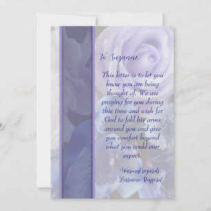 Lavender Sympathy Card