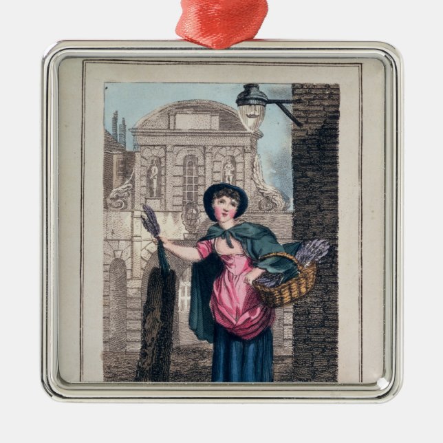 Lavender, Temple Bar, from 'Cries of London' Metal Ornament (Front)