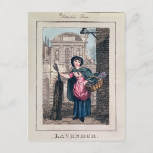 Lavender, Temple Bar, from 'Cries of London' Postcard