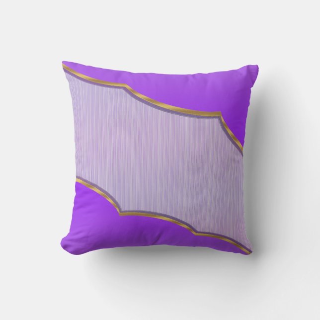 Lavender Throw Pillow (Front)