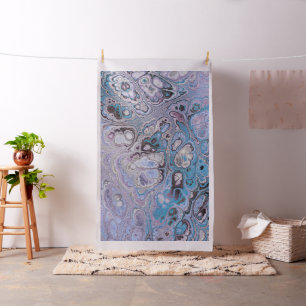 Lavender Tide Marble Abstract Fabric