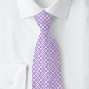 Lavender Tiny Starburst Tie