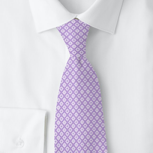 Lavender Tiny Starburst Tie (Creator Uploaded)