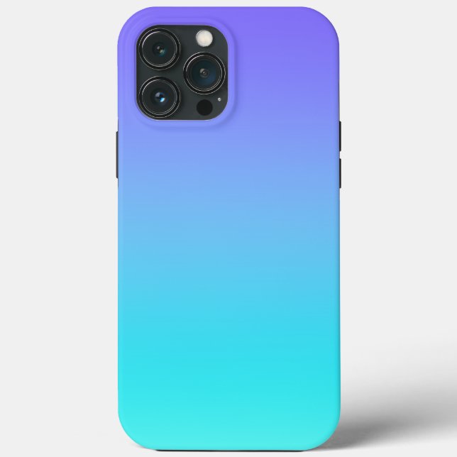 Lavender to Aqua Teal Gradient Case-Mate iPhone Case (Back)