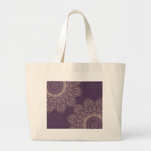 Lavender Tulips Large Tote Bag