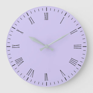 Lavender Twist, Large Wall Clock