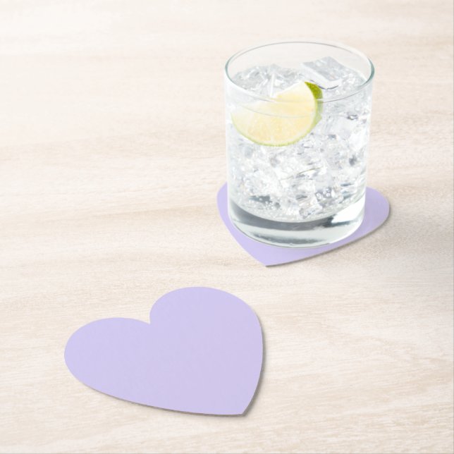 Lavender Twist, Sturdy Wedding Paper Coasters (Insitu)
