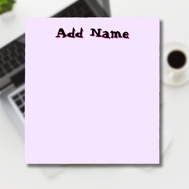 Lavender Unique Personalised Teacher Gifts Notepad (Creator Uploaded)