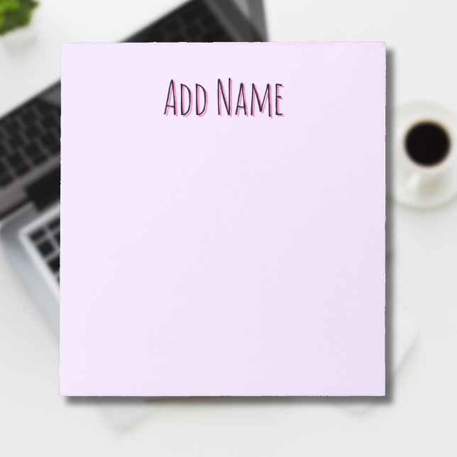 Lavender Unique Personalised Teacher Gifts Notepad (Creator Uploaded)