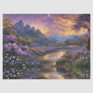 Lavender Valley at Dawn Tissue Paper