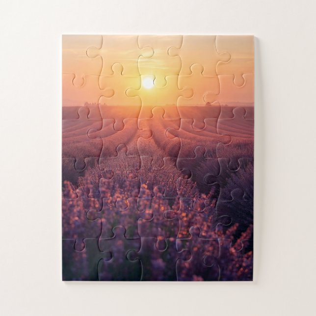 Lavender Valley Jigsaw Puzzle (Vertical)