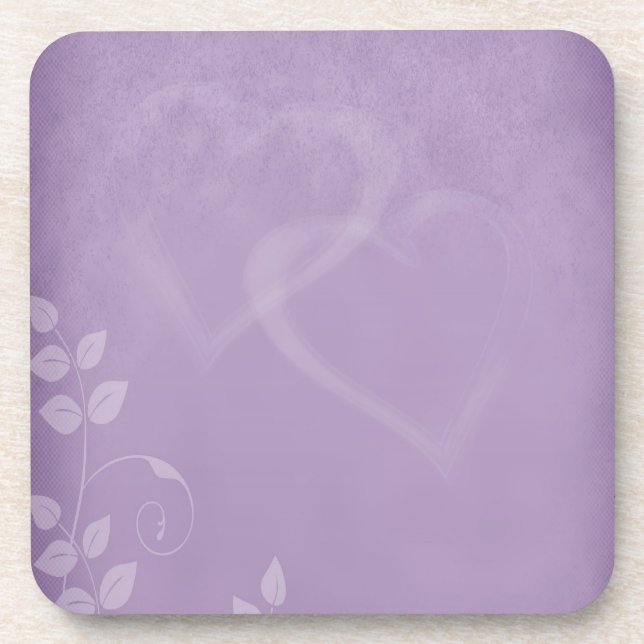Lavender Vintage Coaster (Front)