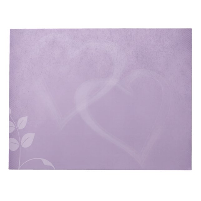 Lavender Vintage Notepad (Front)