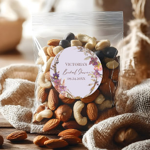 Lavender Watercolor Wildflower Sticker