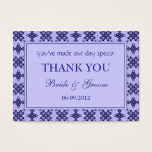 Lavender Wedding Thank You Favour