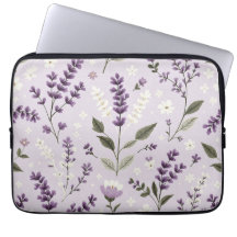 Lavender Whispers – 13" Botanical Laptop Sleeve