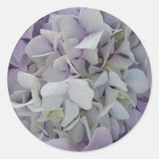 Lavender/White Hydrangea Sticker
