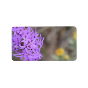 Lavender Wildflower Label