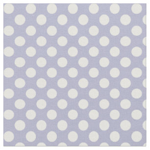 Lavender with White Polka Dot Fabric