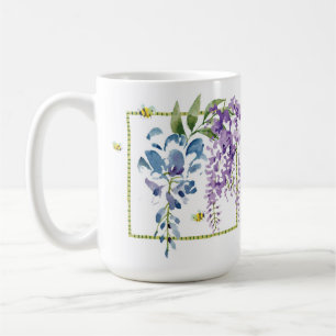 Lavender Yellow Flowers Classic Mug, 15 oz Coffee Mug