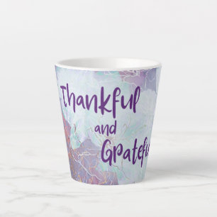 Lavender's Gratitude Thankful and Grateful Mug