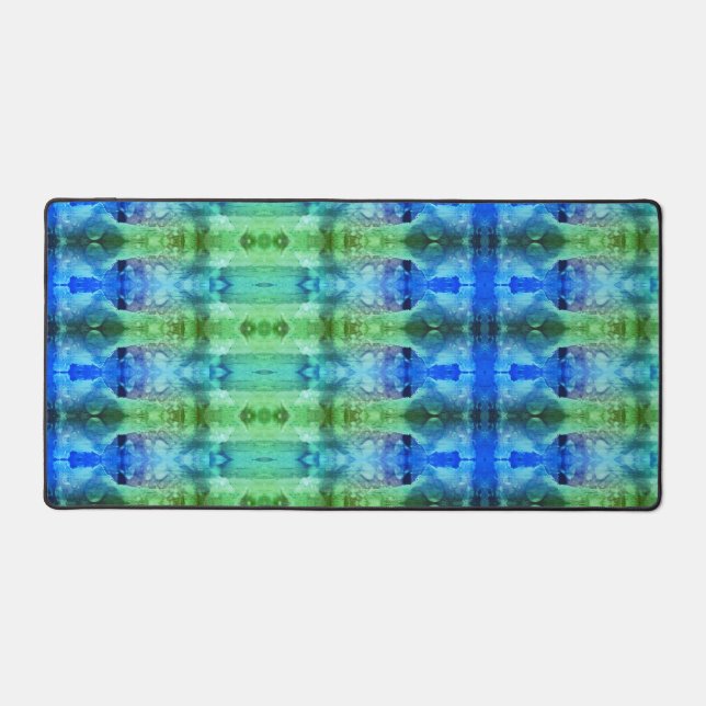 Lavenders X GL Ikat 12 Angled Desk Mat (Front)