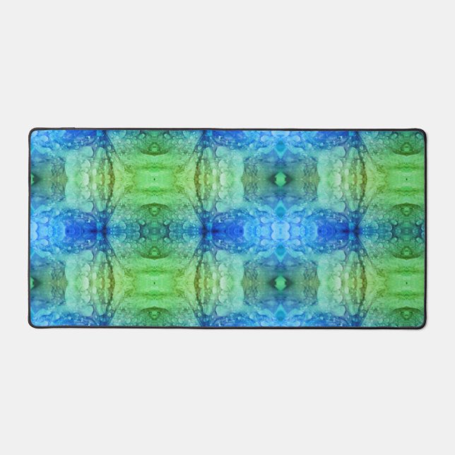 Lavenders X GL Ikat 3  Desk Mat (Front)