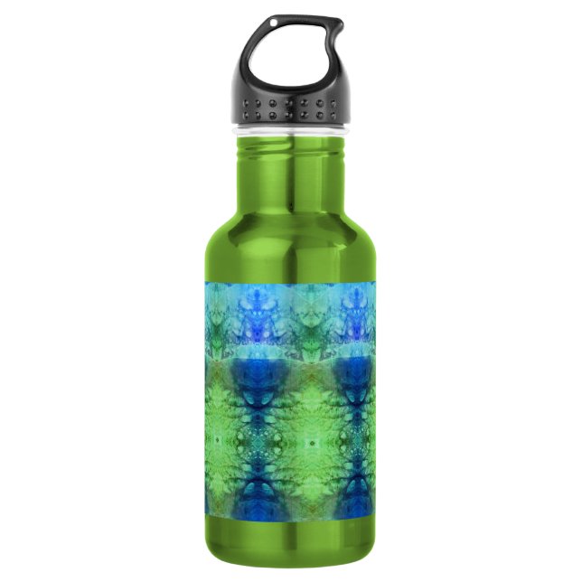 Lavenders X GL Ikat 8  532 Ml Water Bottle (Front)