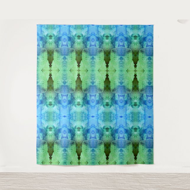 Lavenders X GL Ikat 9 Tapestry (Front)