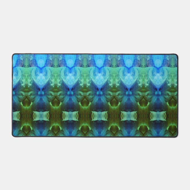 Lavenders X GL Ikat Zen  Desk Mat (Front)