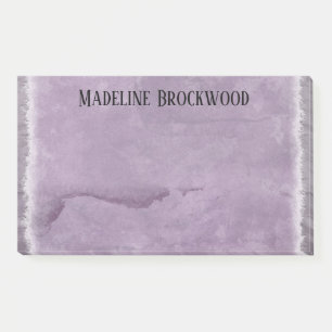 Lavendine Watercolor Beautiful Monogram Post-it Notes