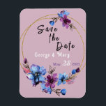 Lavendra Circle Wedding  Magnet<br><div class="desc">This is for anyone who loves lavender blue.</div>