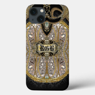 Laventel Elegant Monogram iPhone 13 Case