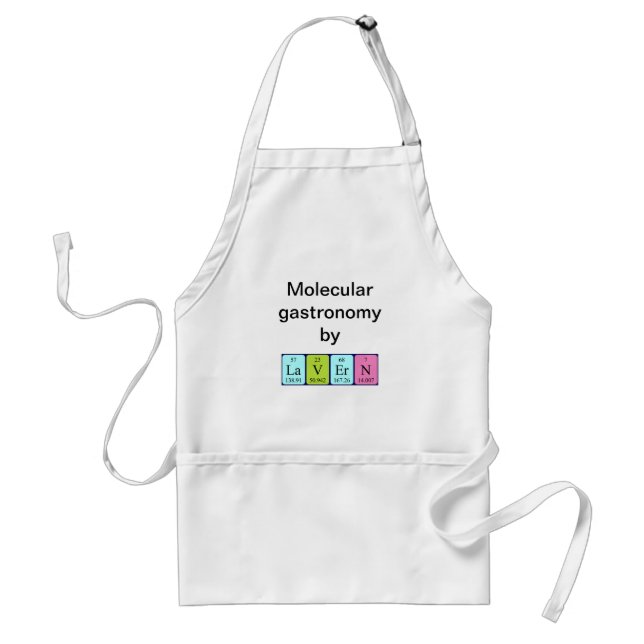 Lavern periodic table name apron (Front)