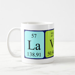 Lavina periodic table name mug