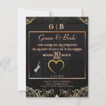 Lavish Royal Wedding Invitation