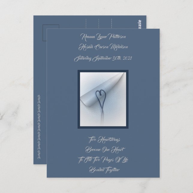 LavishlyOn 2 Heartstrings 2 Pages 1 Life Together Postcard (Front/Back)