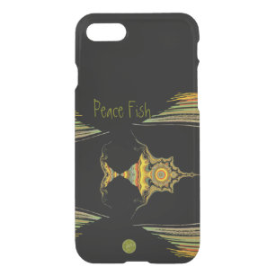 LavishlyOn Multi-Coloured Peace Fish Case-Mate iPh iPhone SE/8/7 Case