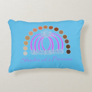 LavishlyOn Shades Of A Princess Make Up Rainbow Decorative Cushion