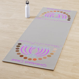 LavishlyOn Shades Of A Princess Make Up Rainbow  Yoga Mat