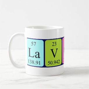 Lavonne periodic table name mug